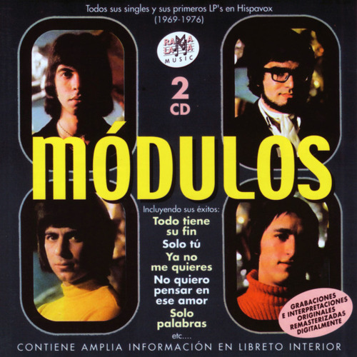 MODULOS - Todos Sus Singles Y Sus Primeros Lps En Hispa - 2 CD 1969 Rama Lama Progressiv Psychedelic