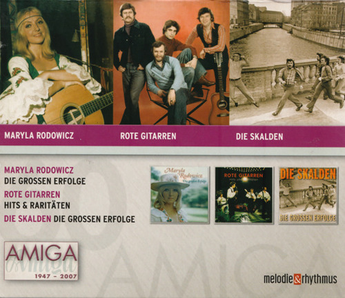 VARIOUS - Maryla Rodowicz  Rote Gitarren  Die Skalden - 3 CD Amiga Jazz