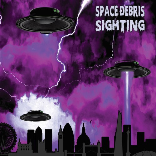 SPACE DEBRIS - Sighting - 3 LP coloursplatter  2 page booklet Fruits De Mer Krautrock Progressiv