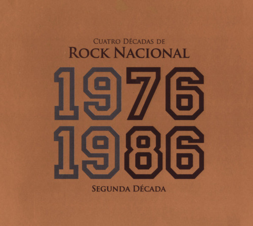 VARIOUS - Rock Nacional 1976 To 1986 - 2 CD Sony Progressiv