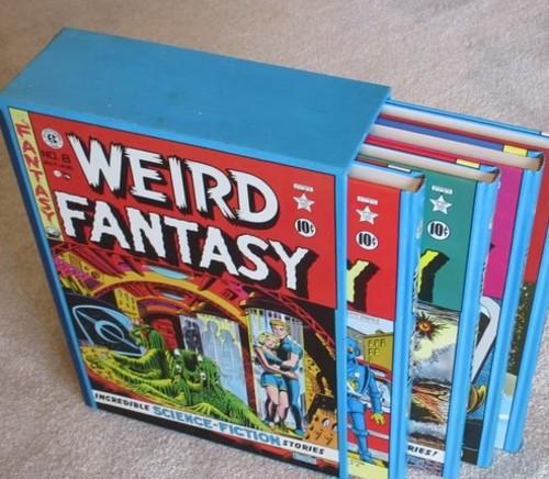THE COMPLETE WEIRD FANTASY EC COMICS - 4 Volume Hardcover Slipcase - Comic Hethk Comics