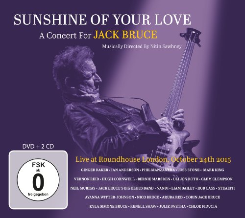 SUNSHINE OF YOUR LOVE - A Concert For Jack Bruce - 2 CD  DVD MadeInGermany Rock