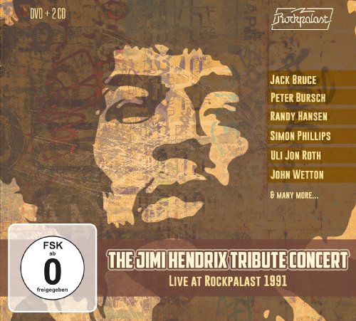 THE JIMI HENDRIX TRIBUTE CONCERT - Live At Rockpalast 1991 - 2 CD  DVD MadeInGe Psychedelic